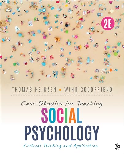 Imagen de archivo de Case Studies for Teaching Social Psychology : Critical Thinking and Application a la venta por Better World Books