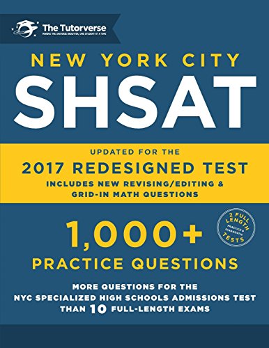 Stock image for New York City SHSAT: 1,000+ Practice Questions: Updated for the 2017 Redesigned SHSAT for sale by Books of the Smoky Mountains