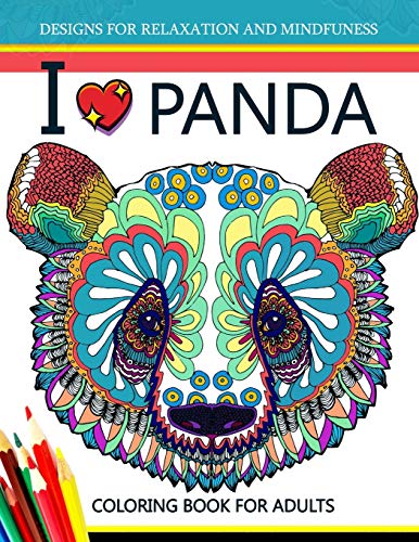 

I love Panda Coloring Book for Adult