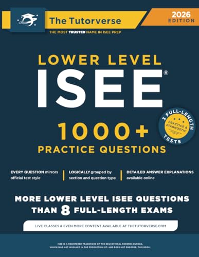 Immagine dell'editore per Lower Level ISEE: 1000] Practice Questions venduto da ThriftBooks-Phoenix