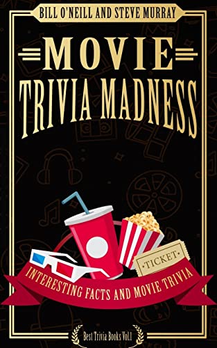 Beispielbild fr Movie Trivia Madness: Interesting Facts and Movie Trivia: Volume 1 (Best Trivia Books) zum Verkauf von AwesomeBooks