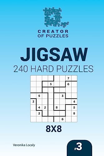 9781545062043: Creator of puzzles - Jigsaw 240 Hard Puzzles 8x8 (Volume 3)