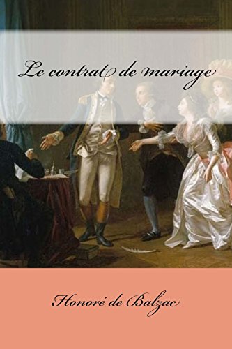 9781545208182: Le contrat de mariage