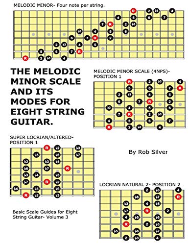 Beispielbild fr The Melodic Minor Scale and its Modes for Eight String Guitar (Basic Scale Guides for Eight String Guitar) zum Verkauf von Save With Sam