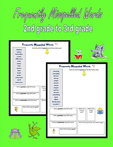 Stock image for Frequently Misspelled Words (2nd grade to 3rd grade): 300 Confusing Spelling Words (Spelling for Homeschoolers) for sale by SecondSale