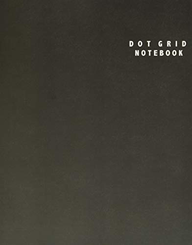 9781545371145: Dot Grid Notebook: Large (8.5 x 11 inches) - 106 Dotted Pages || Black Dotted Notebook/Journal
