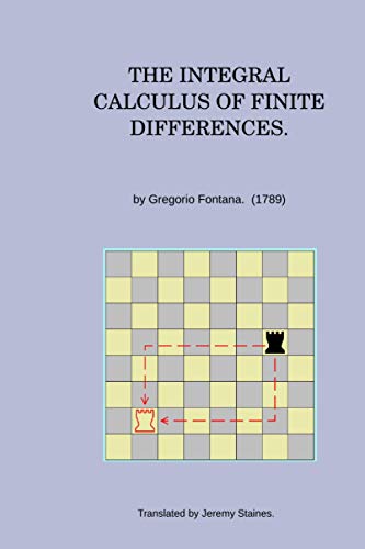 Imagen de archivo de The Integral Calculus of Finite Differences a la venta por Revaluation Books