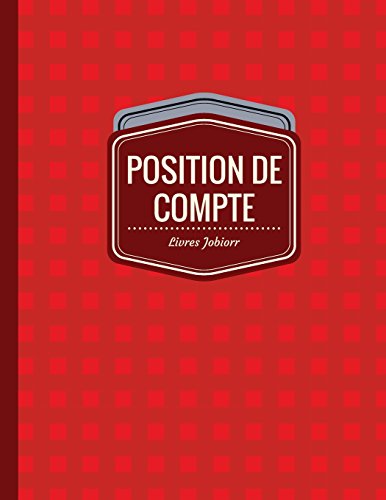 9781545412251: Position de Compte: Registre de Compte (Carnet de Position)