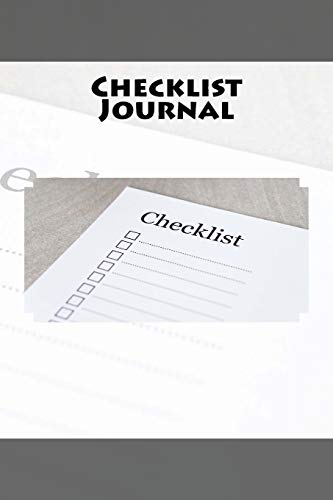 9781545450437: Checklist Journal: Practical Journal 150 Lined Pages