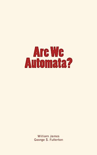 9781545468746: Are We Automata?