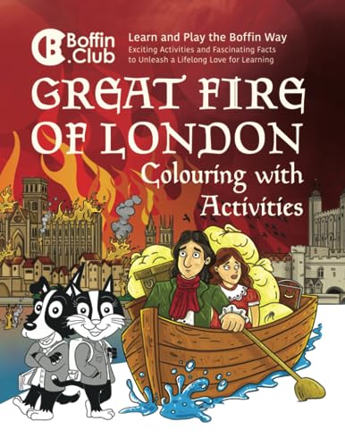 9781545477557: Great Fire of London Colouring and Activity Book (Boffin Club)