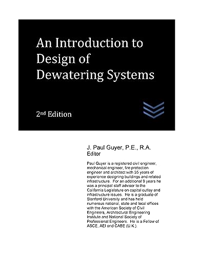 Stock image for An Introduction to Design of Dewatering Systems for sale by PBShop.store US