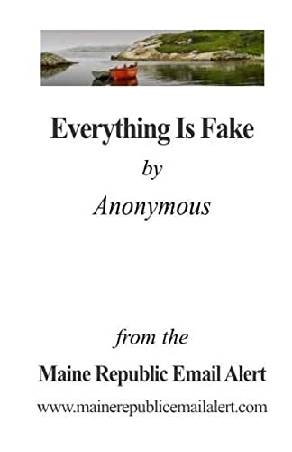 Stock image for Everything Is Fake: by Anonymous for sale by Save With Sam
