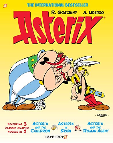 Stock image for Asterix Omnibus #5 : Collecting Asterix and the Cauldron, Asterix in Spain, and Asterix and the Roman Agent for sale by Better World Books