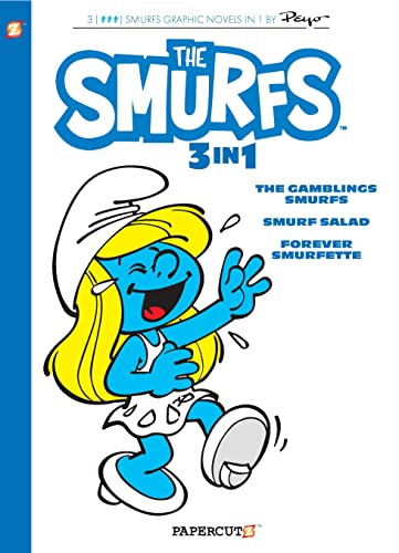 9781545810491: Smurfs 3-in-1 (PB), Vol. 9: Collecting 'The Gambling Smurfs,' 'Smurf Salad' and 'Forever Smurfette' (Smurfs Graphic Novels)