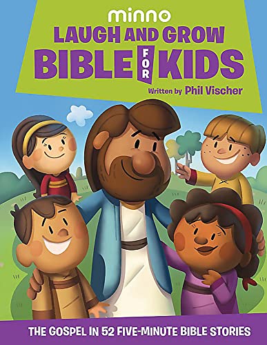 Stock image for Laugh and Grow Bible for Kids: The Gospel in 52 Five-Minute Bible Stories for sale by Half Price Books Inc.