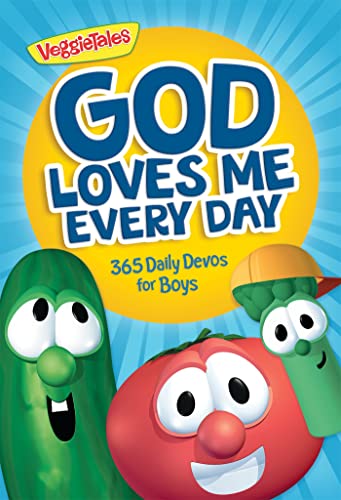 Stock image for God Loves Me Every Day: 365 Daily Devos for Boys (VeggieTales) for sale by Zoom Books Company