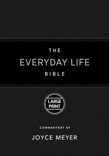 

The Everyday Life Bible Large Print Black LeatherLuxe: The Power of Gods Word for Everyday Living