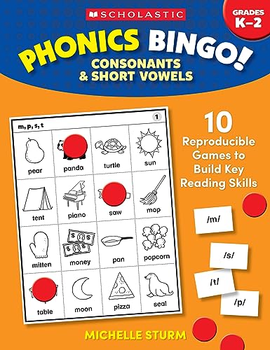 Beispielbild fr Phonics Bingo: Consonants and Short Vowels zum Verkauf von PBShop.store US