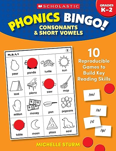 Imagen de archivo de Phonics Bingo: Consonants and Short Vowels a la venta por PBShop.store US