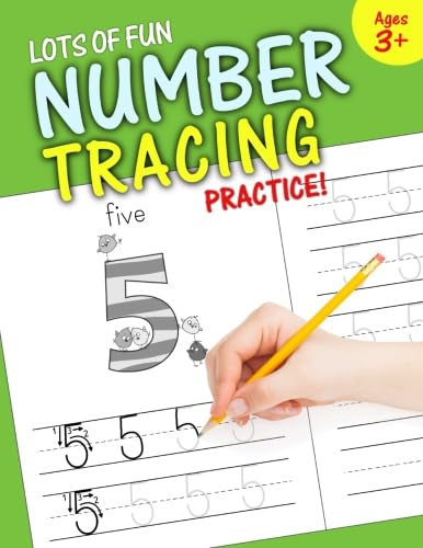 Imagen de archivo de Lots of Fun Number Tracing Practice!: Learn numbers 0 to 20! a la venta por SecondSale
