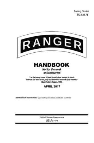 Stock image for Training Circular TC 3-21.76 Ranger Handbook April 2017 for sale by Irish Booksellers