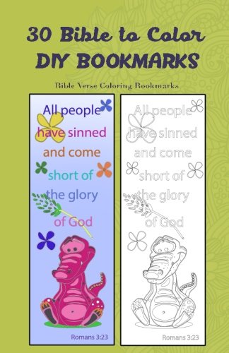 Stock image for 30 Bible to Color DIY Bookmarks: Bible Verse Coloring Bookmarks for sale by Revaluation Books