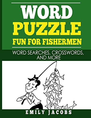 9781546601654: Word Puzzle Fun for Fishermen: Word Searches, Crosswords and More