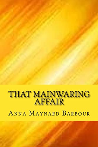 9781546766490: That mainwaring affair