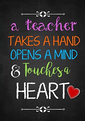 Stock image for Teacher Gift: A Teacher Takes a Hand ~ Inspirational Notebook or Journal: Perfect Year End Appreciation or Thank You Gift For Teachers (Inspirational Notebooks for Teachers) for sale by SecondSale