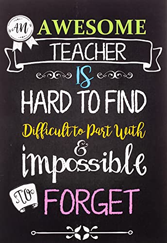 Stock image for Teacher Notebook: An Awesome Teacher Is ~ Journal or Planner for Teacher Gift: Great for Teacher Appreciation/Thank You/Retirement/Year End Gift (Inspirational Notebooks for Teachers) for sale by SecondSale