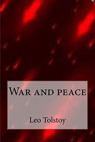 9781547097654: War and peace