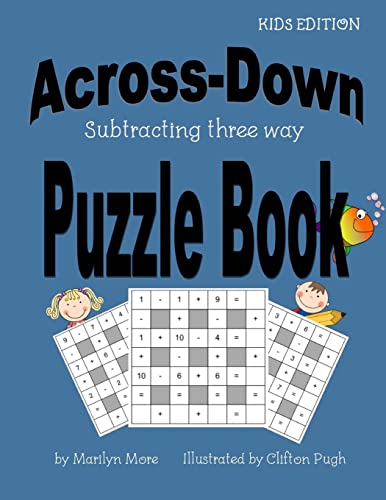 9781547103560: Across-Down Subtracting three way Puzzle Book