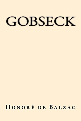 Stock image for Gobseck for sale by Lucky's Textbooks