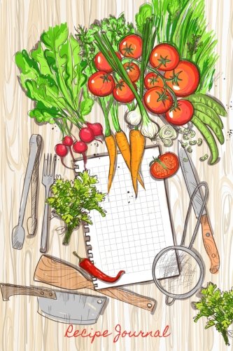 Imagen de archivo de Recipe Journal: Healthy Organic Vegetables Cooking Journal, Lined and Numbered Blank Cookbook 6 x 9, 150 Pages (Cooking Journals) a la venta por Revaluation Books