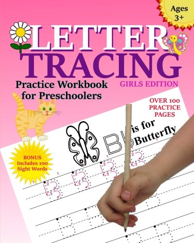 Stock image for Letter Tracing For Girls: Letter Tracing Practice Book For Preschoolers Ages 3-5, Alphabet Writing Practice Workbook for sale by Revaluation Books