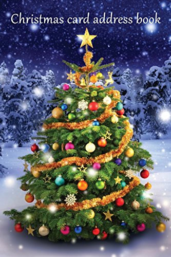 Stock image for Christmas Card Address Book: Christmas Tree Cover (Christmas Notebooks) for sale by Bahamut Media