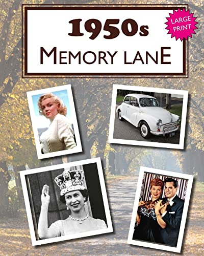 Stock image for 1950s Memory Lane: Large print book for dementia patients for sale by BooksRun