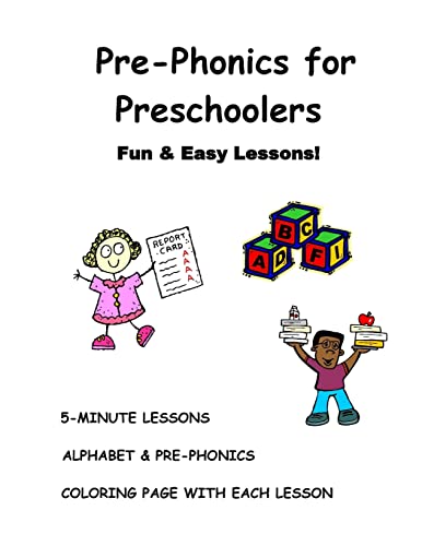 9781548686246: Pre-Phonics For Preschoolers: Fun & Easy Lessons