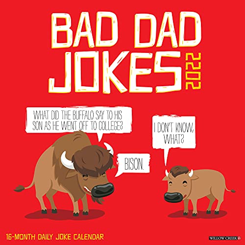 9781549221569: Bad Dad Jokes 2022 Wall Calendar - Willow Creek Press:  1549221566 - AbeBooks