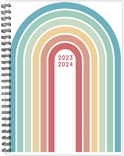 Beispielbild fr Retro Rainbow Academic 2023-24 6.5" x 8.5" Softcover Weekly Planner zum Verkauf von HPB-Blue