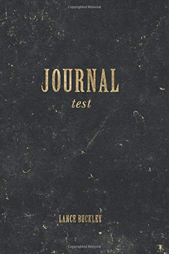 Stock image for Journal Test for sale by Revaluation Books