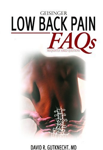 Beispielbild fr Low Back Pain FAQs zum Verkauf von Books Puddle
