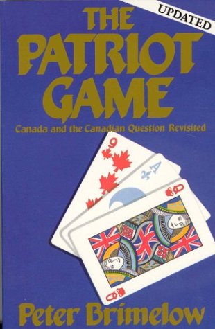 Beispielbild fr Patriot Game zum Verkauf von Better World Books
