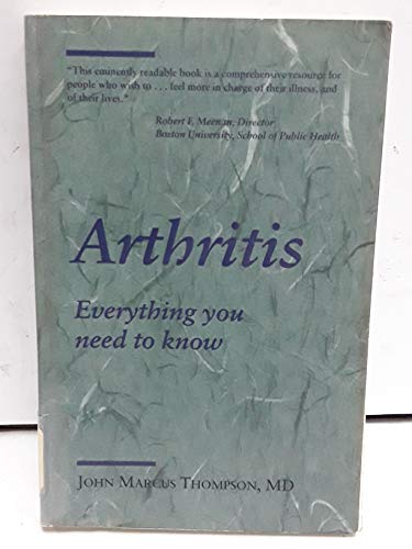 Imagen de archivo de Arthritis (Your Personal Health Series) a la venta por medimops