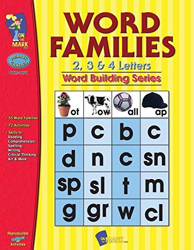 Word Families 2 3 & 4 Letters Primary Grades