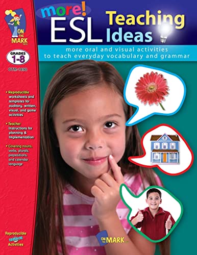 Imagen de archivo de More ESL Teaching Ideas Grades K to 8 a la venta por Zoom Books Company