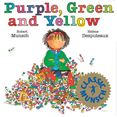 Imagen de archivo de Purple, Green and Yellow (Munsch for Kids) a la venta por Jenson Books Inc