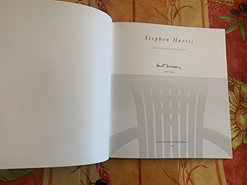 Imagen de archivo de Stephen Harris: Designer, Craftsman a la venta por Benjamin Books