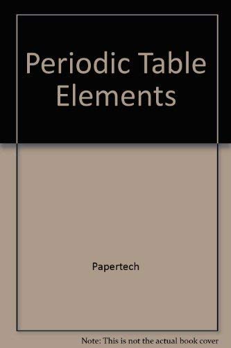 Stock image for Periodic Table Elements (PERMACHARTS for sale by BookHolders